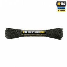 M-Tac паракорд Minicord Mil-Spec 30m Black Forest