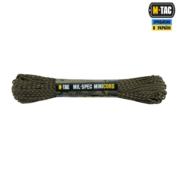 M-Tac паракорд Minicord Mil-Spec 30m Woodland Marpat - 10547158