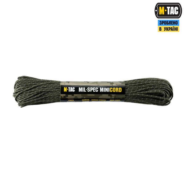 M-Tac паракорд Minicord Mil-Spec 30m Ranger Green Reflective - 10547239