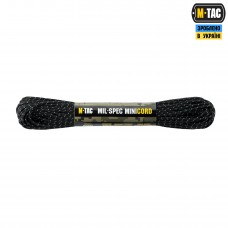 M-Tac паракорд Minicord Mil-Spec 30m Black Reflective