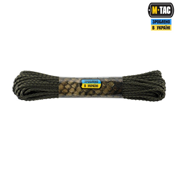 M-Tac паракорд Dragon Cord 15m OD Green/Black - 10548102 M-Tac паракорд Dragon Cord 15m OD Green/Black - 10548102