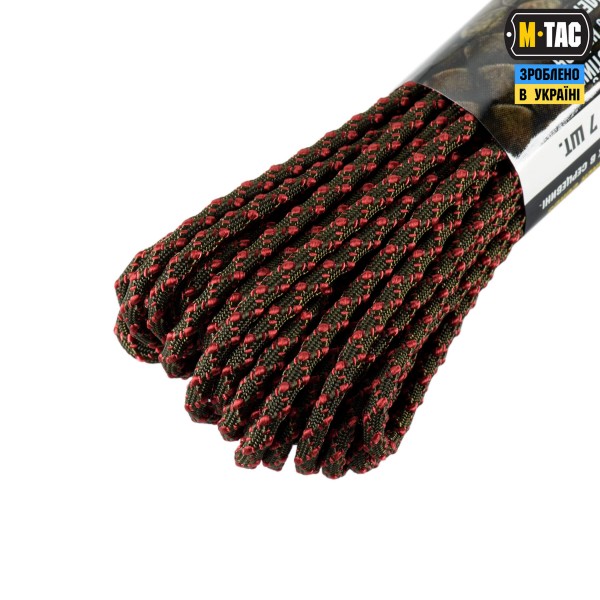 M-Tac паракорд Dragon Cord 15m OD Green/Maroon - 10548175 M-Tac паракорд Dragon Cord 15m OD Green/Maroon - 10548175