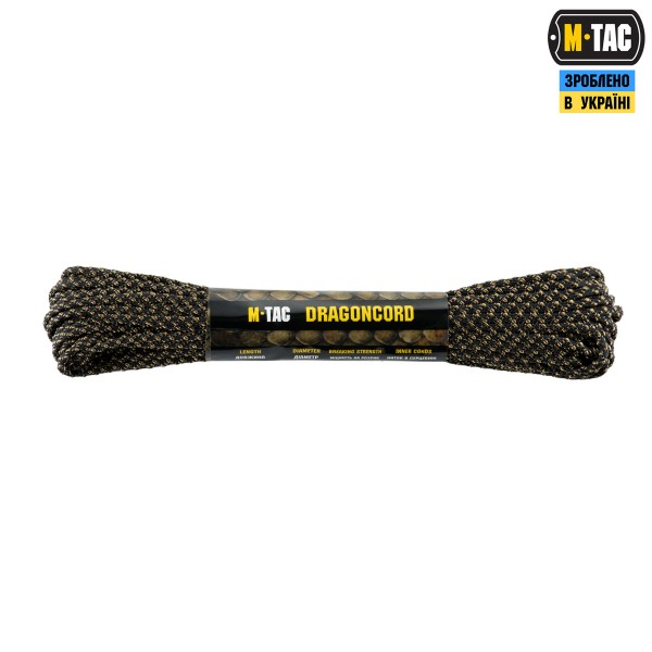 M-Tac паракорд Dragon Cord 15m Black/Coyote - 10548205