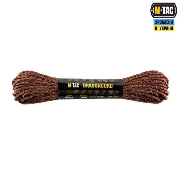 M-Tac паракорд Dragon Cord 15m Coyote/Maroon - 10548575
