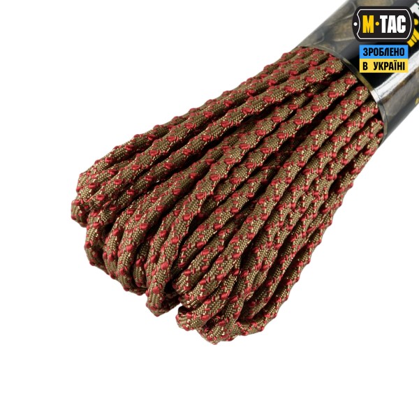 M-Tac паракорд Dragon Cord 15m Coyote/Maroon - 10548575 M-Tac паракорд Dragon Cord 15m Coyote/Maroon - 10548575