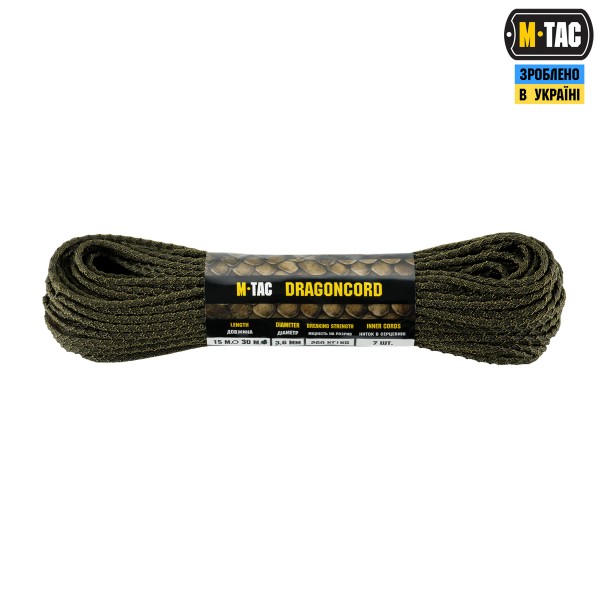 M-Tac паракорд Dragon Cord 30m OD Green - 10549001