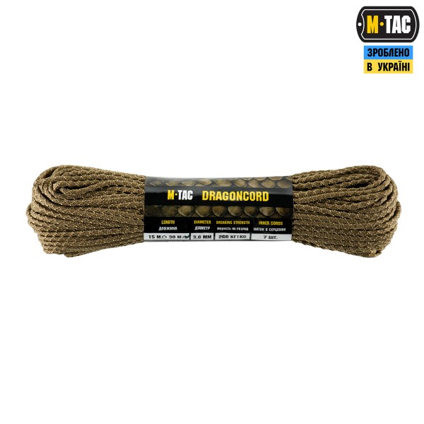 M-Tac паракорд Dragon Cord 30m Coyote - 10549005