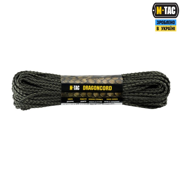 M-Tac паракорд Dragon Cord 30m Ranger Green/Black - 10549232