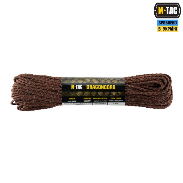 M-Tac паракорд Dragon Cord 30m Ranger Green/Maroon - 10549237