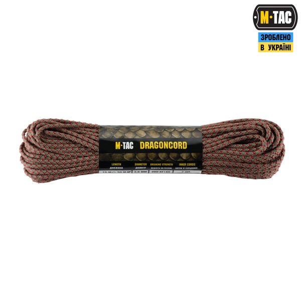 M-Tac паракорд Dragon Cord 30m Tan/Maroon - 10549375