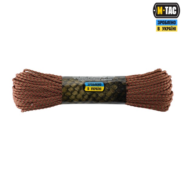 M-Tac паракорд Dragon Cord 30m Coyote/Maroon - 10549575 M-Tac паракорд Dragon Cord 30m Coyote/Maroon - 10549575