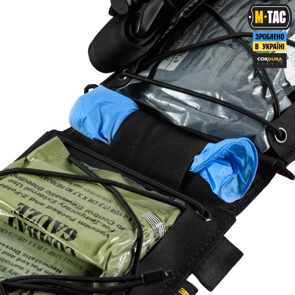 M-Tac Аптечка-вкладыш тактическая индивидуальная IFAK Elite Black - 10552002