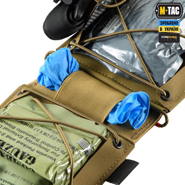 M-Tac Аптечка-вкладыш тактическая индивидуальная IFAK Elite Coyote - 10552005