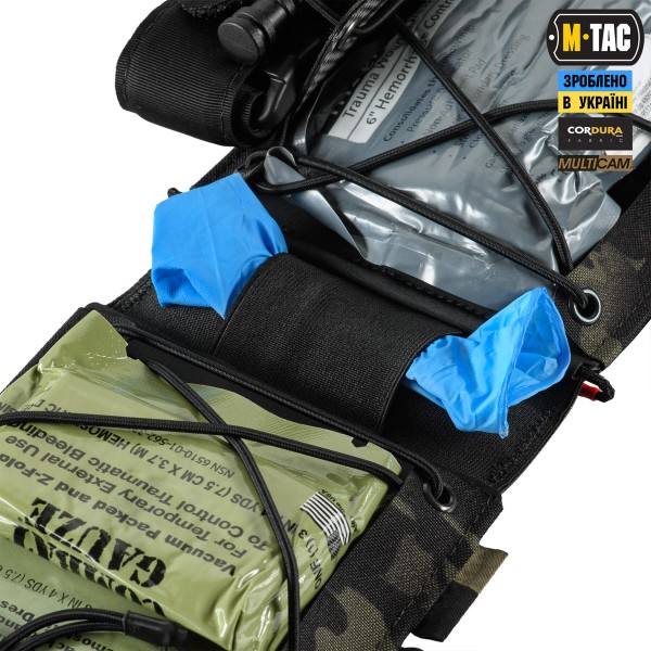 M-Tac Аптечка-вкладиш тактична індивідуальна IFAK Elite Multicam Black - 10552208 M-Tac Аптечка-вкладиш тактична індивідуальна IFAK Elite Multicam Black - 10552208