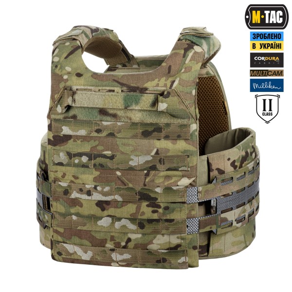 M-Tac плитоноска Cuirass Tiger Elite 2 клас захисту (розмір плити M) Multicam - 10575008-XL/2XL M-Tac плитоноска Cuirass Tiger Elite 2 клас захисту (розмір плити M) Multicam - 10575008-XL/2XL