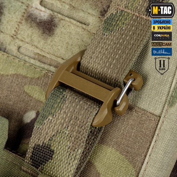 M-Tac плитоноска Cuirass Tiger Elite 2 клас захисту (розмір плити M) Multicam - 10575008-XL/2XL M-Tac плитоноска Cuirass Tiger Elite 2 клас захисту (розмір плити M) Multicam - 10575008-XL/2XL