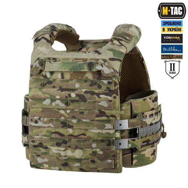 M-Tac плитоноска Cuirass Tiger Elite 2 клас захисту (розмір плити L) Multicam - 10579008-M/L M-Tac плитоноска Cuirass Tiger Elite 2 клас захисту (розмір плити L) Multicam - 10579008-M/L