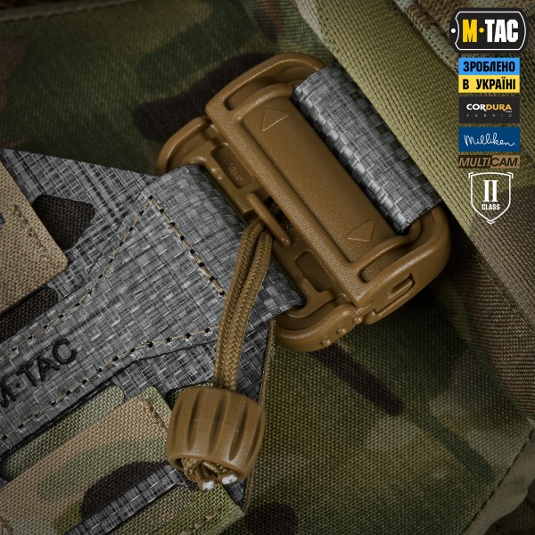 M-Tac плитоноска Cuirass Tiger Elite 2 клас захисту (розмір плити L) Multicam - 10579008-M/L M-Tac плитоноска Cuirass Tiger Elite 2 клас захисту (розмір плити L) Multicam - 10579008-M/L