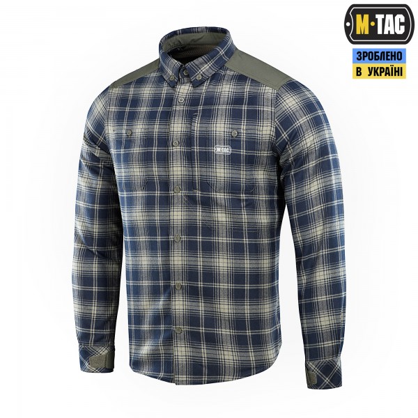 M-Tac рубашка Redneck Shirt Olive/Navy Blue - 20072001