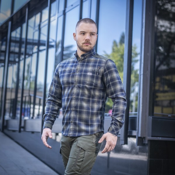 M-Tac рубашка Redneck Shirt Olive/Navy Blue - 20072001 M-Tac рубашка Redneck Shirt Olive/Navy Blue - 20072001