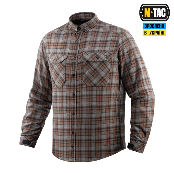 M-Tac рубашка Lumberjack Merino Cold Weather Grey/Brown - 20102011