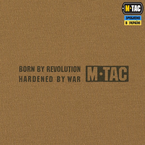 M-Tac свитшот Born by Revolution Coyote Brown - 20107017-S M-Tac свитшот Born by Revolution Coyote Brown - 20107017-S