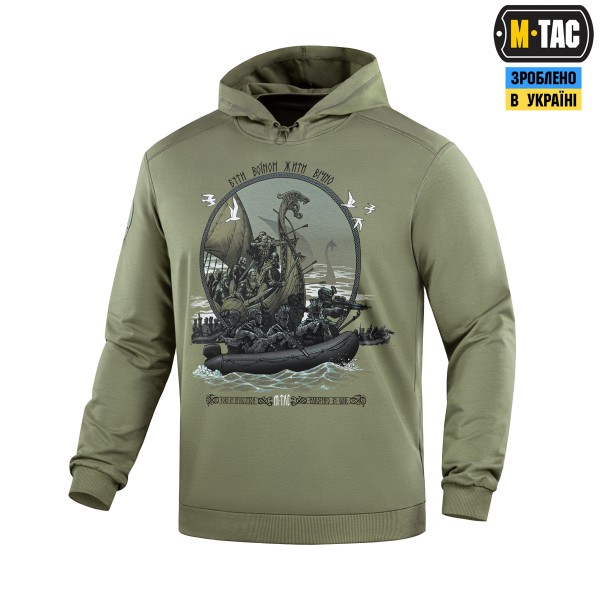 M-Tac кофта Hoodie Драккар Light Olive - 20109038