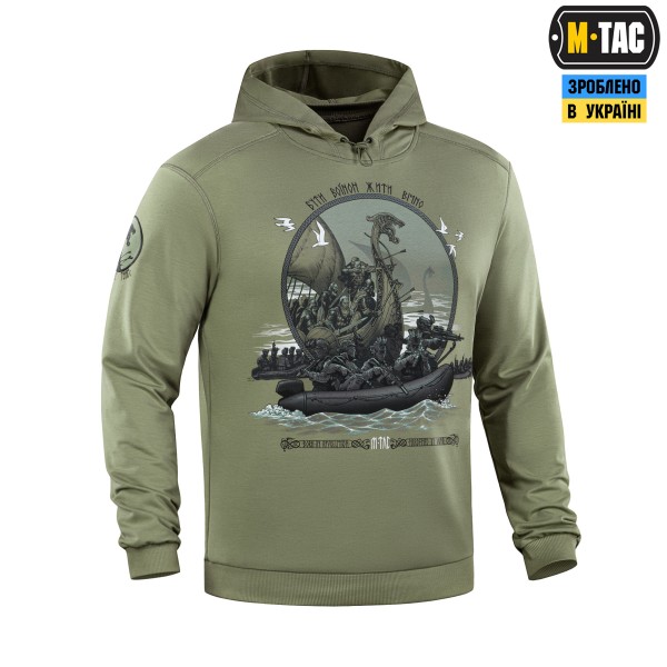 M-Tac кофта Hoodie Драккар Light Olive - 20109038