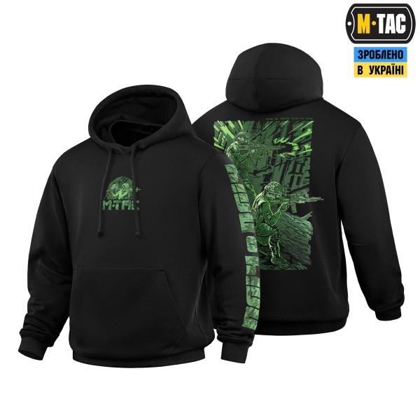M-Tac кофта Hoodie Пліч-о-пліч Oversize Hard Black - 20115002