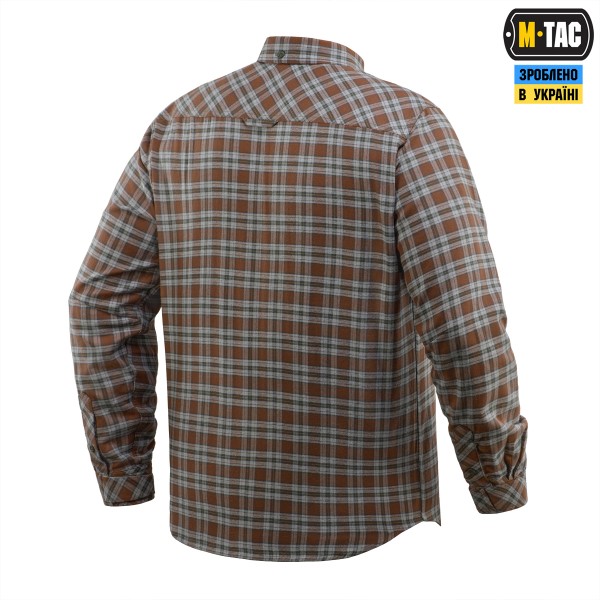 M-Tac сорочка Lumberjack Cotton Shirt Brown/Grey - 20118011