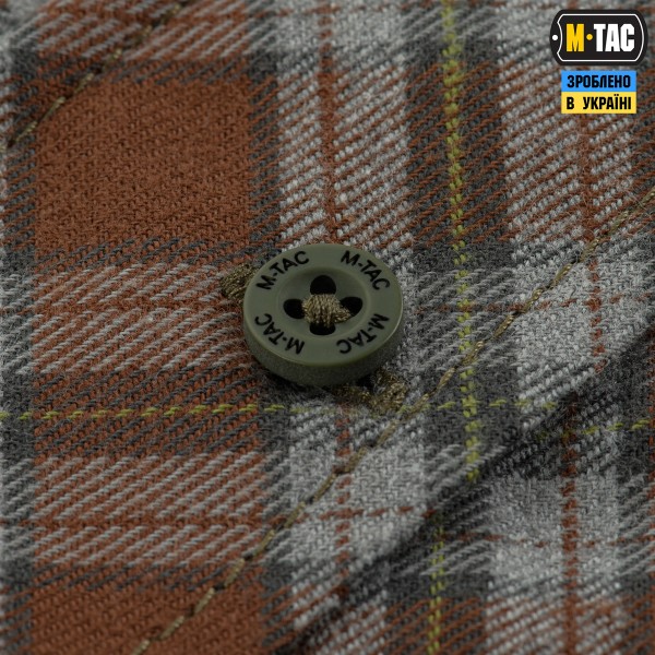 M-Tac сорочка Lumberjack Cotton Shirt Brown/Grey - 20118011