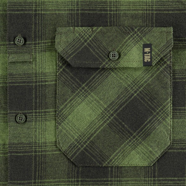 M-Tac сорочка Lumberjack Cotton Shirt Olive/Black - 20118102-M/R