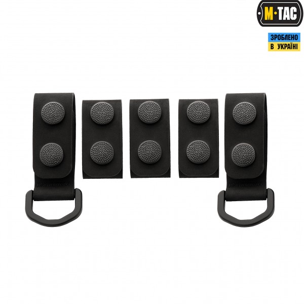 M-Tac крепления на тактический ремень (5 шт) Black - 20425002