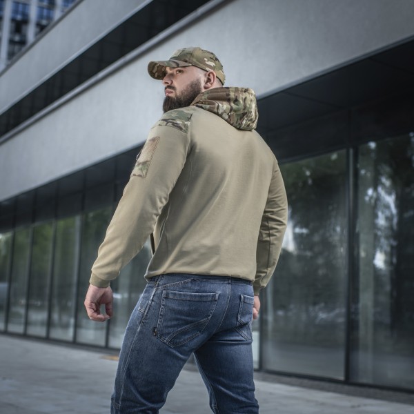 M-Tac кофта Hoodie Combat Multicam/Tan - 20520083 M-Tac кофта Hoodie Combat Multicam/Tan - 20520083