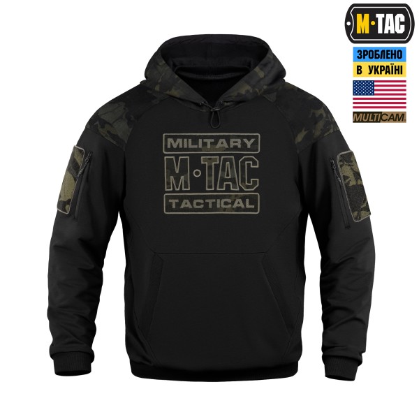 M-Tac кофта Hoodie Combat Black Multicam - 20520208 M-Tac кофта Hoodie Combat Black Multicam - 20520208