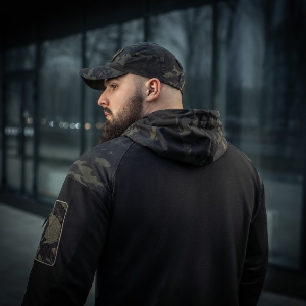 M-Tac кофта Hoodie Combat Black Multicam - 20520208 M-Tac кофта Hoodie Combat Black Multicam - 20520208