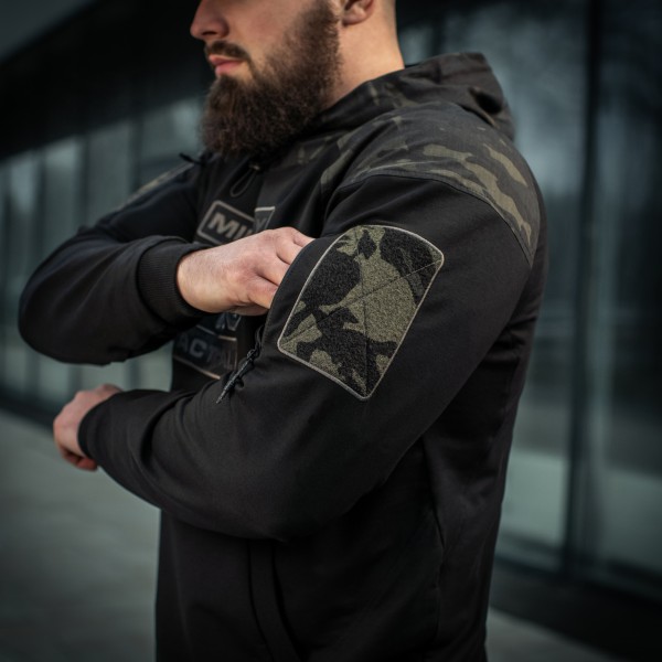 M-Tac кофта Hoodie Combat Black Multicam - 20520208 M-Tac кофта Hoodie Combat Black Multicam - 20520208