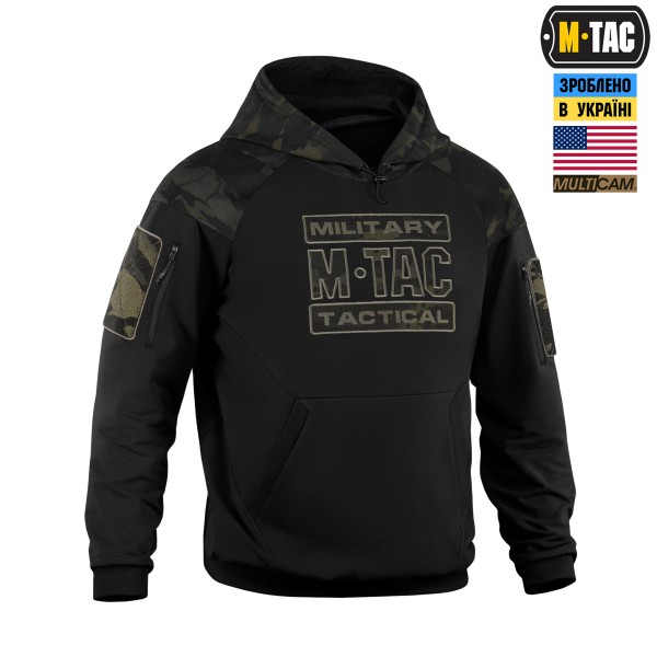 M-Tac кофта Hoodie Combat Black Multicam - 20520208 M-Tac кофта Hoodie Combat Black Multicam - 20520208