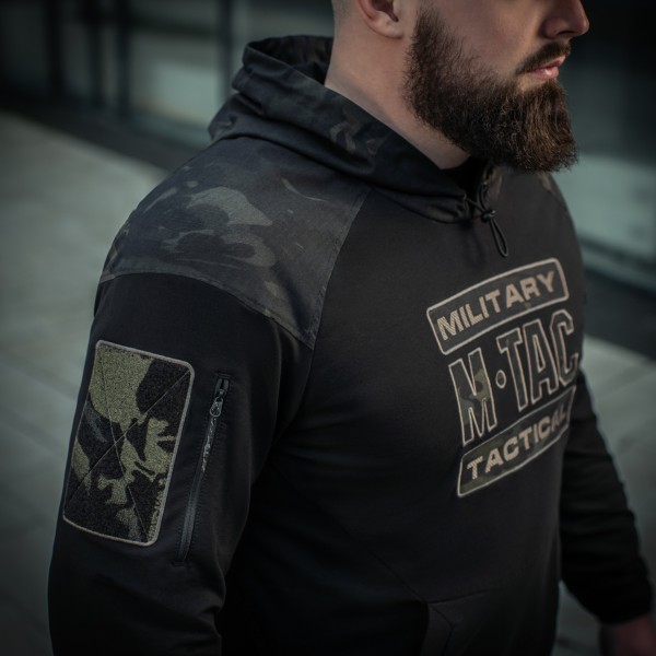 M-Tac кофта Hoodie Combat Black Multicam - 20520208 M-Tac кофта Hoodie Combat Black Multicam - 20520208