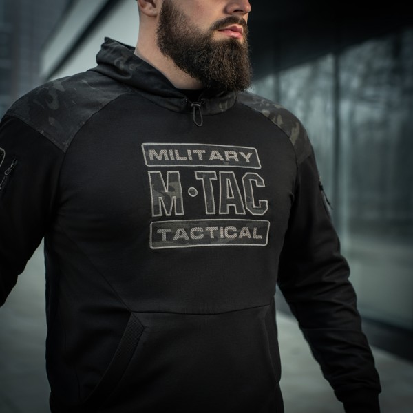M-Tac кофта Hoodie Combat Black Multicam - 20520208 M-Tac кофта Hoodie Combat Black Multicam - 20520208