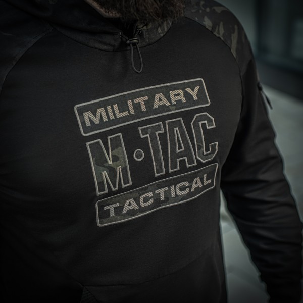 M-Tac кофта Hoodie Combat Black Multicam - 20520208 M-Tac кофта Hoodie Combat Black Multicam - 20520208