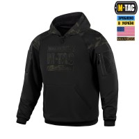 M-Tac кофта Hoodie Combat Black Edition Black Multicam