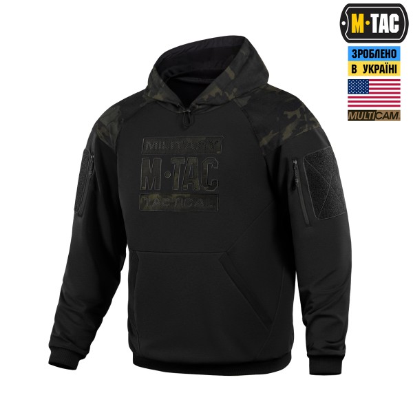 M-Tac кофта Hoodie Combat Black Edition Black Multicam - 20544208