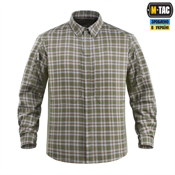 M-Tac сорочка Tactical Cotton Shirt Olive/Grey - 20579001-S/R M-Tac сорочка Tactical Cotton Shirt Olive/Grey - 20579001-S/R