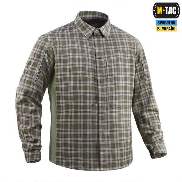 M-Tac сорочка Tactical Cotton Shirt Olive/Grey - 20579001-S/R M-Tac сорочка Tactical Cotton Shirt Olive/Grey - 20579001-S/R