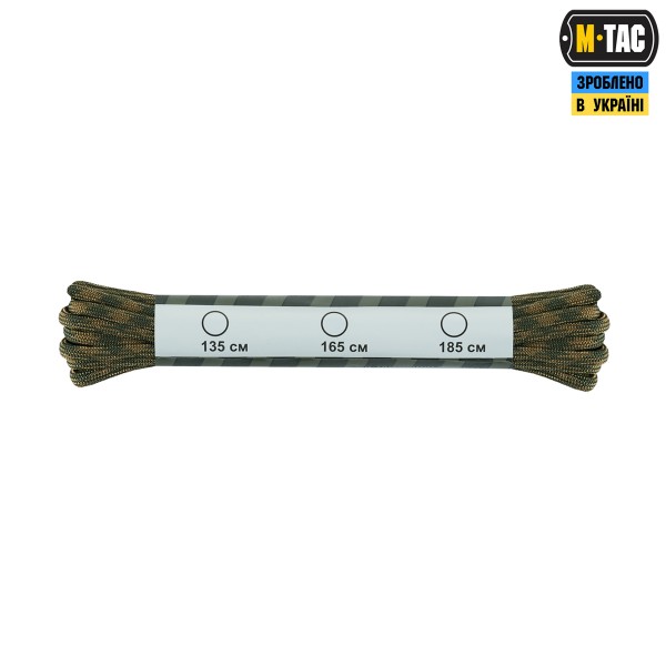 M-Tac шнурки coyote/ranger green нейлон Mil-Spec - 30219523 M-Tac шнурки coyote/ranger green нейлон Mil-Spec - 30219523