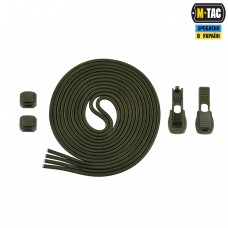 M-Tac шнурки Elastic Shoelaces OD Green 120 см