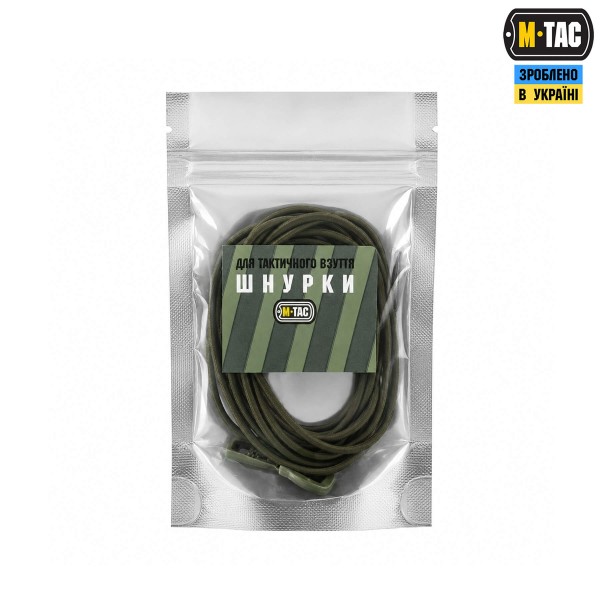 M-Tac шнурки Elastic Shoelaces OD Green 120 см - 30221001-120 M-Tac шнурки Elastic Shoelaces OD Green 120 см - 30221001-120