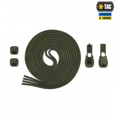 M-Tac шнурки Elastic Shoelaces Ranger Green 120 см