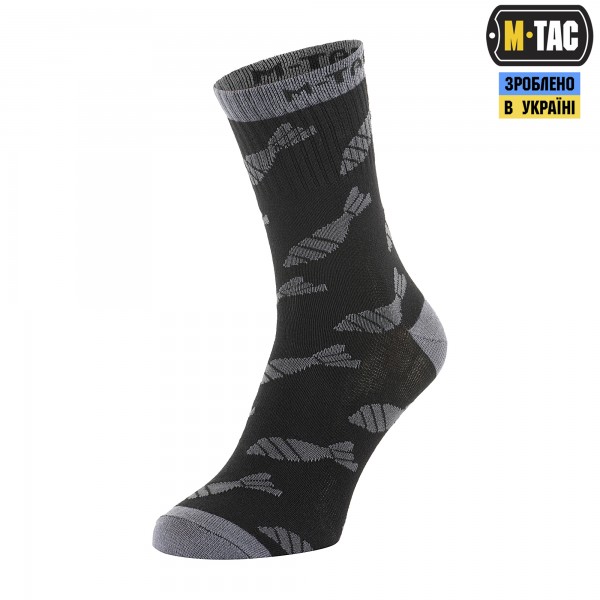 M-Tac носки легкие Mk.3 Mortar Bombs Black - 30903802-39